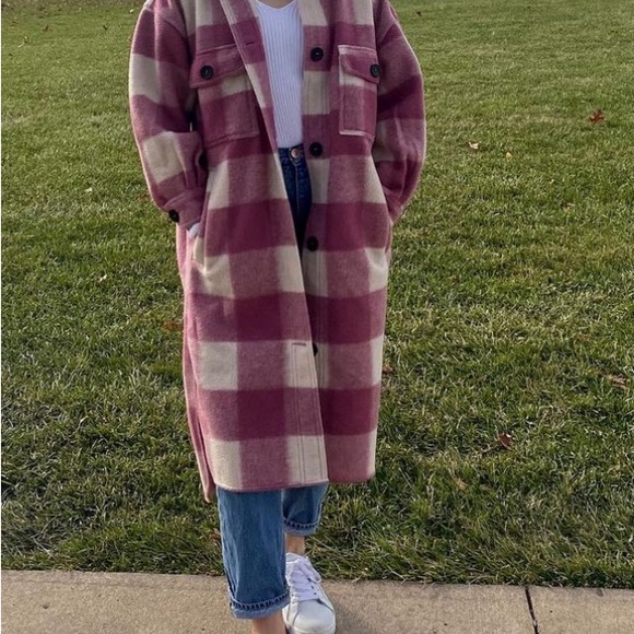 Pink Ripple Shacket M/L - Picture 5 of 5